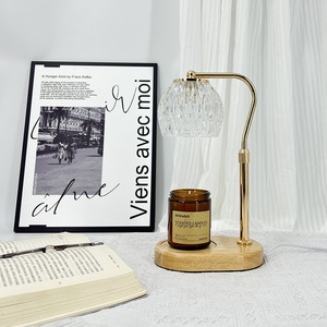 Nouvelle Lampe Chauffe-Cire Créative pour Décoration d'Intérieur, Réglable en Hauteur, Cadeau de Pendaison de Crémaillère, Lampe Chauffe-Cire en Verre Rétro avec Minuteur - Product Image 2