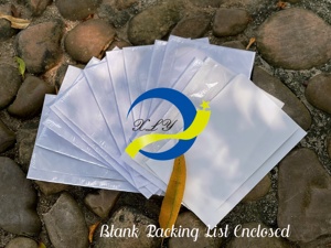 Thời gian giao hàng ngắn 250 (mở) * 205mm không thấm nước tự dính rõ ràng CPE tài liệu gửi thư Túi Danh sách đóng gói kèm theo cho vận chuyển - Product Image 5