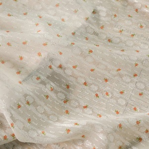 Top Phổ Biến Mùa Xuân Và Mùa Hè Mới Lưới Vải Với Cắt Hoa Sợi In Hoa Hồng Nhỏ Cho Thời Trang Quần Áo - Product Image 6