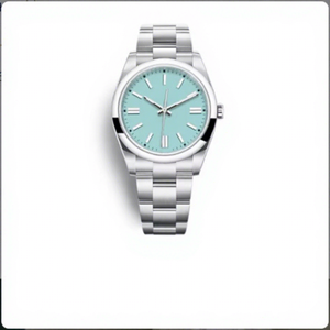 Montre mécanique de luxe en acier inoxydable unisexe, verre minéral, aiguilles, chronographe 40 mm, bracelet de plongée 20 mm, étanche 20 ATM - Product Image 3