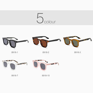 Gafas de sol con montura cuadrada de buena calidad 2025, gafas de sol de moda Unisex UV400, gafas de sol polarizadas Retro con logotipo personalizado - Product Image 2