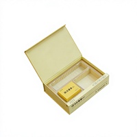 Boîte cadeau de luxe pour livres, logo personnalisé, matériaux recyclés, doublure en éponge, couverture rigide pour cosmétiques, bijoux, souvenirs, collections de marques