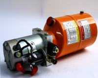 Nouvelle unité hydraulique à double effet, DC 12V, pompe manuelle, télécommande, pompe à engrenages interne, mini unité hydraulique