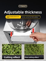 Hachoir multifonctionnel Shuangchao pour herbe, légumes, aliments pour animaux, piments, aliments pour porcs, capacité 30 kg, garantie 3 mois