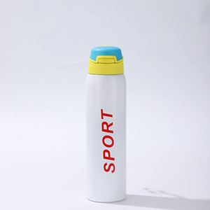 Botella de Agua Deportiva Aislada de Acero Inoxidable 304, Tapa Abatible con un Clic, Taza Térmica a Prueba de Fugas para Gimnasio, Viajes y Actividades al Aire Libre - Product Image 4