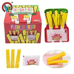 Gummy candy food supplier Fries gummy candy with tomato jam