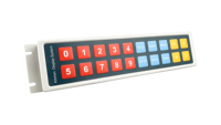 LIFPOS KDS20U 2026, Barra de Teclas KDS de 20 Teclas con Interfaz USB y Teclas Totalmente Programables para Sistemas POS de Pedidos Rápidos