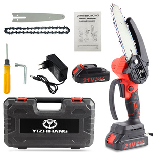 L Precio barato Batería <span class=keywords><strong>de</strong></span> litio Sierra <span class=keywords><strong>de</strong></span> cadena inalámbrica Tijeras <span class=keywords><strong>de</strong></span> podar <span class=keywords><strong>de</strong></span> energía eléctrica Mini motosierra inalámbrica - Product Image 2