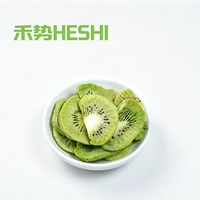 Rodajas de kiwi liofilizadas hechas con kiwi natural para postres y refrigerios, exportación de Vietnam.