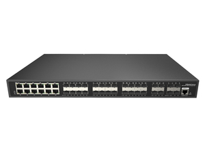 Commutateur Ethernet géré haute vitesse 12GE + 28GF 4x10G SFP+ pour le réseau de base d'entreprise et les centres de données - Product Image 2