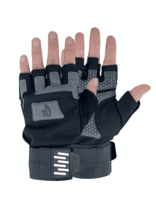 Guanti da Palestra Mezze Dita Traspiranti in Rete, Guanti Fitness Antiscivolo Imbottiti <span class=keywords><strong>per</strong></span> Sollevamento Pesi <span class=keywords><strong>Sport</strong></span> Uomo Donna - Product Image 3