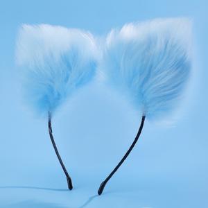 De Blue Fox's Tail latexhalsband, gedragen door vrouwen voor anale training van achteraf, wordt gebruikt als seksspeeltje - Product Image 3