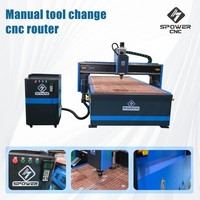 A-Serie CNC-Fräsmaschine mit manuellem Werkzeugwechsel für Holzgravur und Nesting in der Schrankherstellung