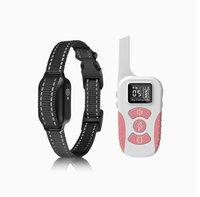 Collar de Adiestramiento para Perros Electrónico, Recargable, Ajustable, Ecológico, de Plástico, con Resistencia al Agua IPX7, con Vibración, Sonido y Descarga Eléctrica