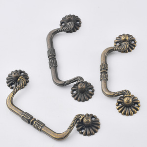 <b>Rustic</b> Zinc Alloy <b>Cabinet</b> Drawer Handles Bar Shape Antique Style Durable Plated Small Medium Large For Furniture - Product Image 4