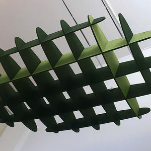 Panneaux insonorisants Suspension et esthétique rythmique Baffle de plafond d'art <span class=keywords><strong>acoustique</strong></span> ignifuge Panneau de plafond <span class=keywords><strong>acoustique</strong></span> en PET - Product Image 3