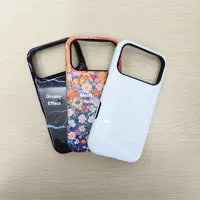 Coque de téléphone FONLYU 3D PC+TPU robuste pour sublimation, compatible iPhone 17 Pro Max, personnalisable, vierge, pour sublimation