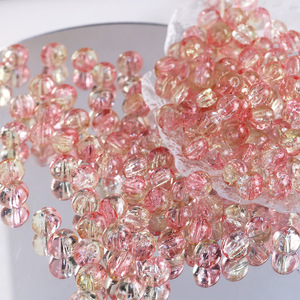 100 Piezas de Cuentas de Vidrio Craquelado de 10 mm, Cuentas Redondas de Cristal para Manualidades, Cuentas Sueltas para Hacer Joyas - Product Image 4