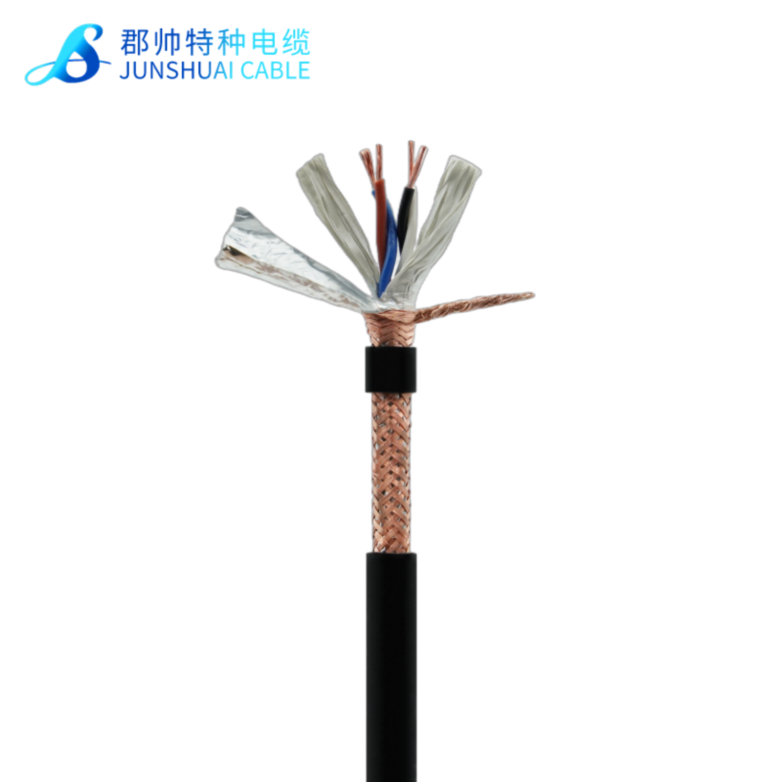 <strong>2</strong>-8 <strong>Core</strong> 0.<strong>2</strong>-0.75mm <strong>Twisted</strong> <strong>Pair</strong> <strong>Shielded</strong> PVC Instrument Signal Control <strong>Cable</strong> RVVSP with Stranded Conductor CCC CE Standard