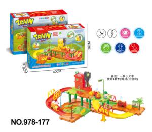Juego de rieles de <span class=keywords><strong>Tren</strong></span> Eléctrico para montar mini <span class=keywords><strong>tren</strong></span> educativo DIY para niños, juguetes para niños - Product Image 4