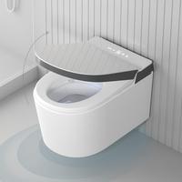 Toilette intelligente moderne, bidet électrique, toilette monobloc haut de gamme, toilettes intelligentes murales pour appartement, salle de bain