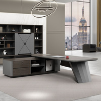 Bureau de direction pour PDG, design moderne et simple, en bois, quincaillerie de haute qualité, bureau individuel pour une personne