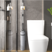 Serpillière à Eau en Fibre Ultra-Fine Meilleure Vente Rotation 360 Auto-Torsadante Télescopique Nettoyage de Sol Domestique Pliable à Long Manche à Bas Prix
