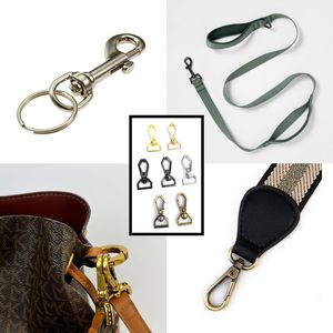 Lot de fermoirs mousquetons pivotants robustes Versakits, en or clair, avec anneaux en D et crochets à gâchette pour porte-clés et sacs à main - Product Image 4