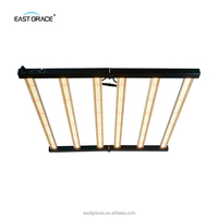Barre de culture LED pliable à haute intensité PPFD 720W-1500W, étanche IP65, gradation 0-10V, spectre complet pour la culture commerciale