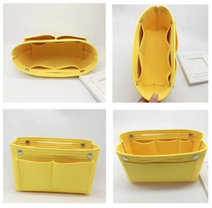 Inserto organizador de monedero de fieltro BSCI para bolsos compatible con inserto organizador de bolso de mano de fieltro rápido y más con 3 tamaños - Product Image 5