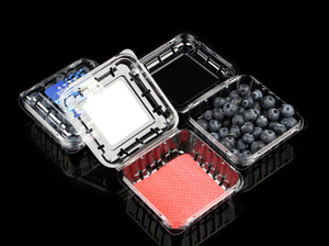 Almohadillas Absorbentes Desechables para Empaque de Frutas, Material de Grado Alimenticio, 76*76mm, para Empacar Arándanos - Product Image 2