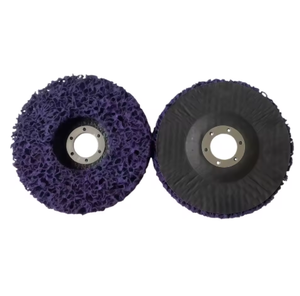 <span class=keywords><strong>Disque</strong></span> de nettoyage et de décapage, meule abrasive violette <span class=keywords><strong>pour</strong></span> l'élimination de la rouille, de la peinture et des incrustations métalliques, compatible avec les meuleuses d'angle - Product Image 3