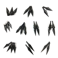 Durcissement de la tête de flèche de chasse traditionnelle pointes de flèche de chasse à arc classique pour tir à l'arc à têtes larges vissées équipement de tir