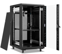 Armoire réseau sur pied 22U, rack de serveur 19 pouces pour centre de données, coffret serveur sur pied