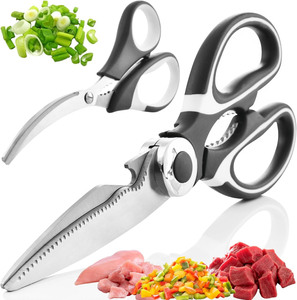 กรรไกรครัว กรรไกรตัดเนื้อแบบหนา กรรไกรตัดไก่ กรรไกรอเนกประสงค์สำหรับทำอาหาร สแตนเลส - Product Image 1