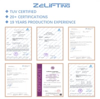 Palans à chaîne manuels Z2LIFTING avec chariot à engrenages et chaîne manuelle de 3 m
