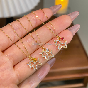 Colar com Pingente de Moissanite em Forma de Cavalo Simbólico com Corrente de Elo em Prata Esterlina 925, Design Artístico Vazado, para Presentes de Festa da Sorte - Product Image 6