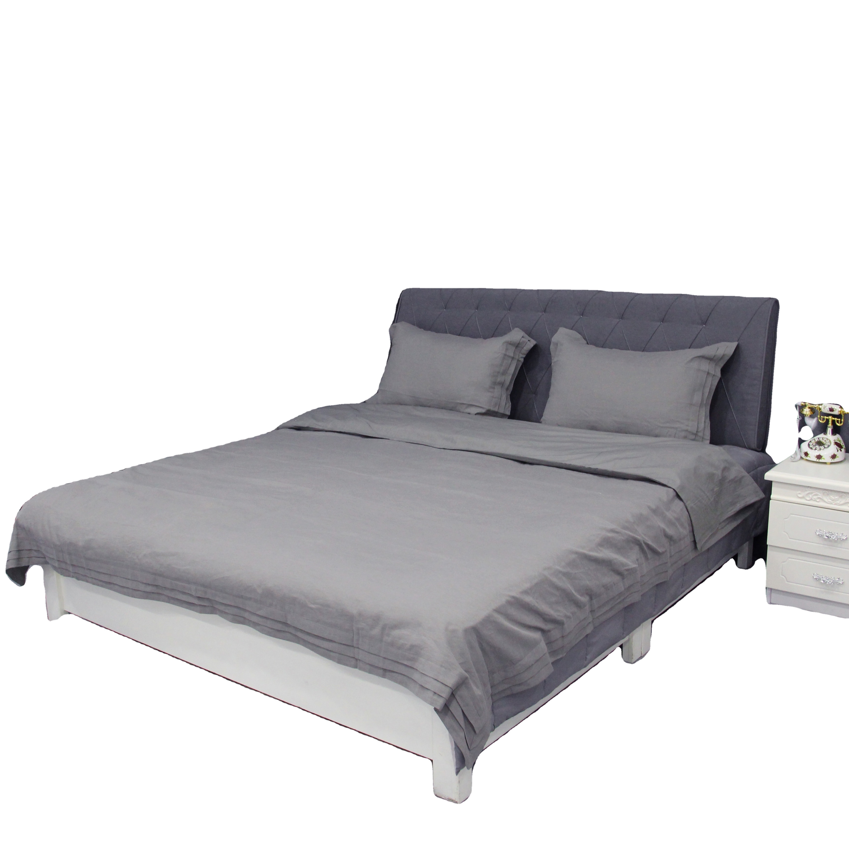 Лидер продаж 2022, оптовая продажа, высококачественный дизайнерский комплект постельного белья из полиэстера, льна, роскошного хлопка, пододеяльника, постельного белья