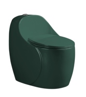 Nouveau design 2026 WC monobloc à chasse directe, coloré, avec siphon en P, forme œuf, en promotion, certifié CE, pour salle de bain