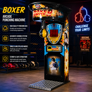 Vente en gros directe d'usine de machines de boxe à monnayeur pour adultes, fabriquées sur mesure, pour parcs d'attractions et salles d'arcade - Product Image 4