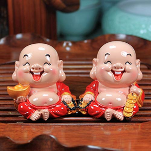Divertida Estatua de Buda Maitreya Chino como Hucha, Decoración Moderna de Resina para el Hogar, Regalos o Adornos Budistas Hechos de Poliresina - Product Image 5
