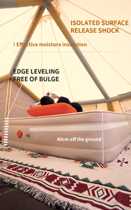 Ba người PVC tự động bơm không khí nệm bơm hơi cho gia đình ngoài trời cắm trại phòng ngủ sử dụng có thể gập lại tính năng Mùa Xuân loại - Product Image 6