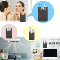 Portafoglio Universale in Silicone per Telefono Cellulare, Porta Carte d'Identità e Carte di Credito con Adesivo, Compatibile con Apple iPhone
