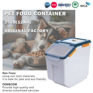 30L Stackable kín mèo và chó thực phẩm lưu trữ container tiêm PP vật liệu nhựa với Scoop đa giác hình dạng - Product Image 4
