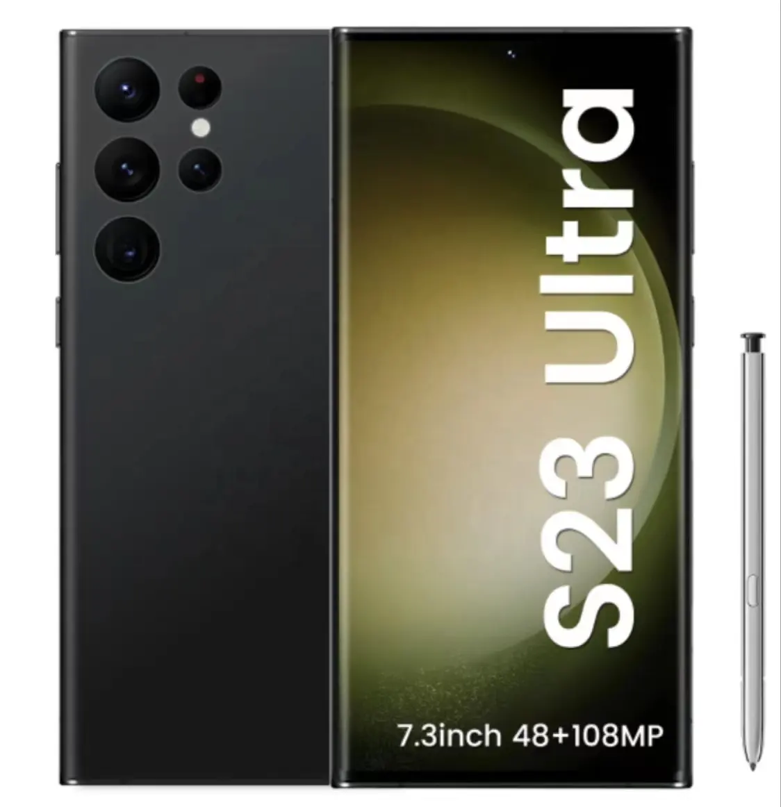 Sıcak satış 5G Smarephone s23 Ultra orijinal 7.2 inç 16GB + 1TB 48 + 108MP yüz tanıma Smartphone cep telefonu