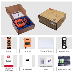 Dài khoảng cách <span class=keywords><strong>Q400</strong></span> 4 nút công nghiệp không thấm nước duy nhất Tốc độ không dây điều khiển từ xa cho Cần cẩu - Product Image 4