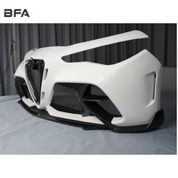 Nouveau kit carrosserie BFA amélioré style GTAM en fibre de verre pour Alfa Romeo Giulia, léger, durable, ajustement parfait OEM, crochet de remorquage à visser