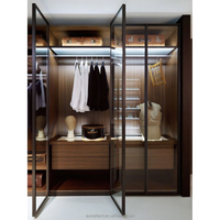 Armoire sur mesure, armoire de luxe élégante, armoire modulaire intégrée, armoire de chambre à coucher