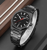 Montre de luxe avec logo personnalisé OEM/ODM pour hommes Montre à quartz en acier inoxydable verre saphir étanche Prix direct d'usine Vente en gros