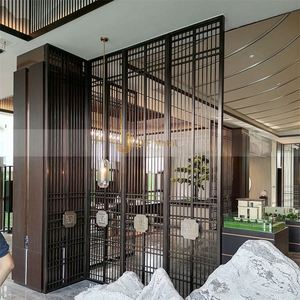 Customized High Quality Modern Stainless Steel Waterproof Multifunctional Durable Partition <b>Wall</b> Villa <b>Screens</b> Room Dividers - Product Image 4